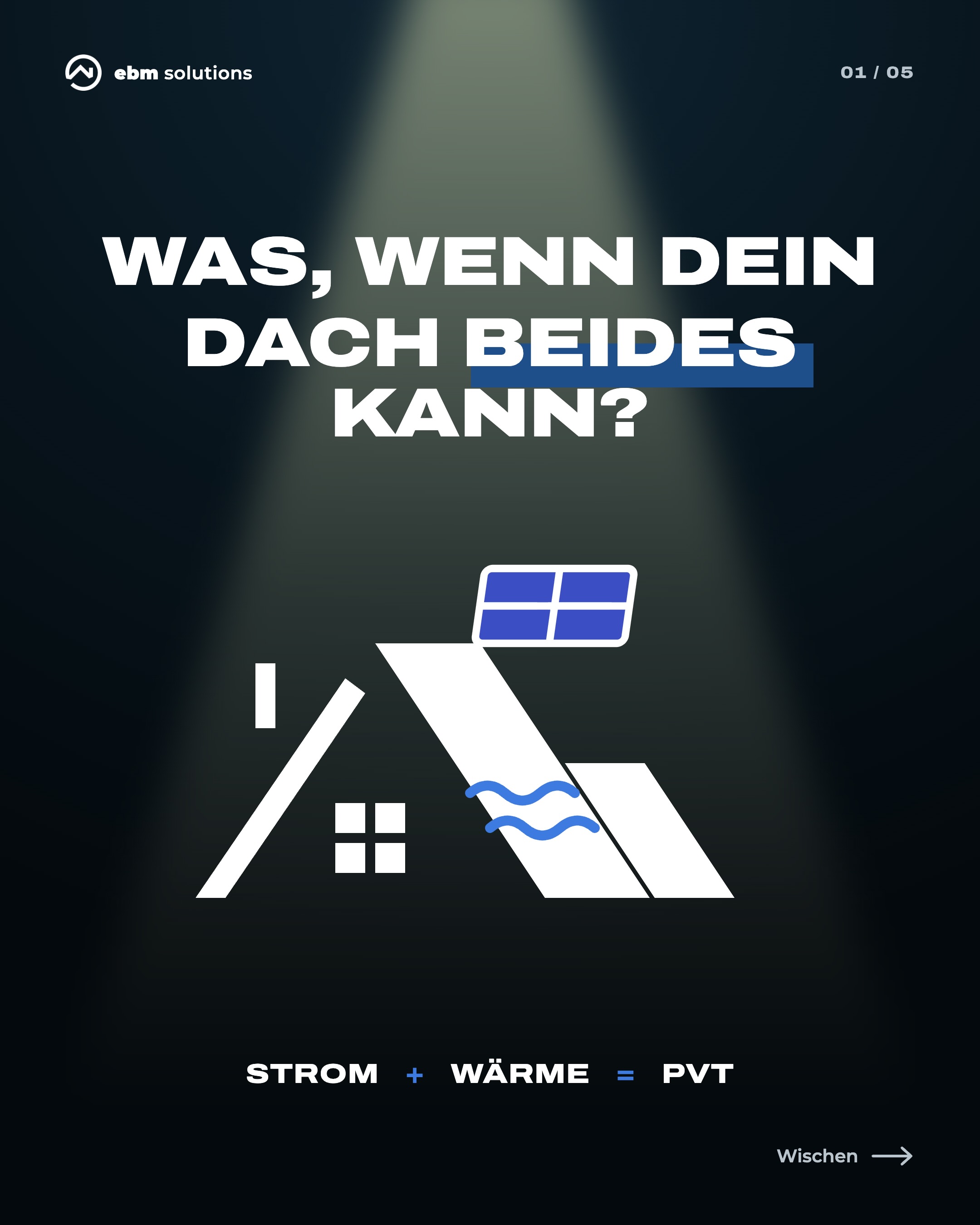 Auf deinem Dach steckt mehr Energie, als eine normale Solaranlage nutzt. ☀️